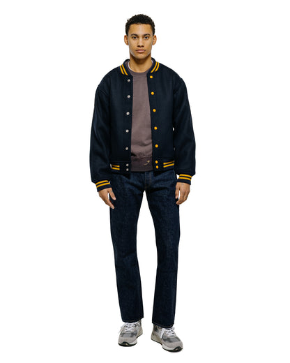 lost & found Warehouse Warehouse Lot. 2240 1950's Navy Varsity Jacket Plain Navy
