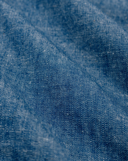 lost & found Warehouse Warehouse Lot. 3064 Ventilation Triple Stitch Chambray Shirt Sax