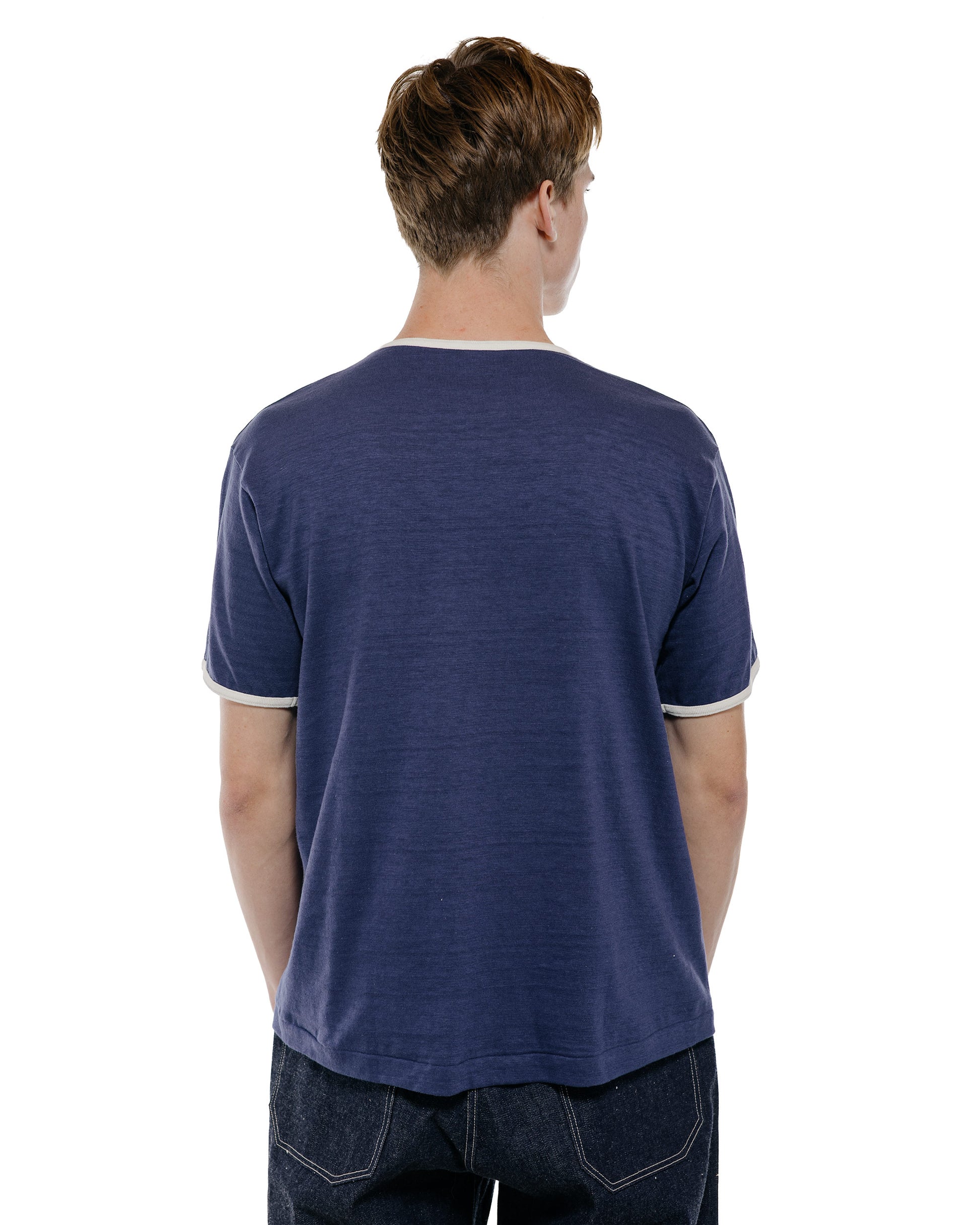 Warehouse Lot. 4059 Ringer T AFA Navy/Cream
