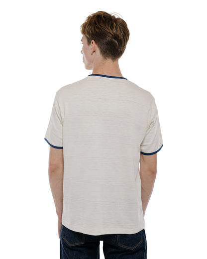 Warehouse Lot. 4059 Ringer T Plain Cream/Navy