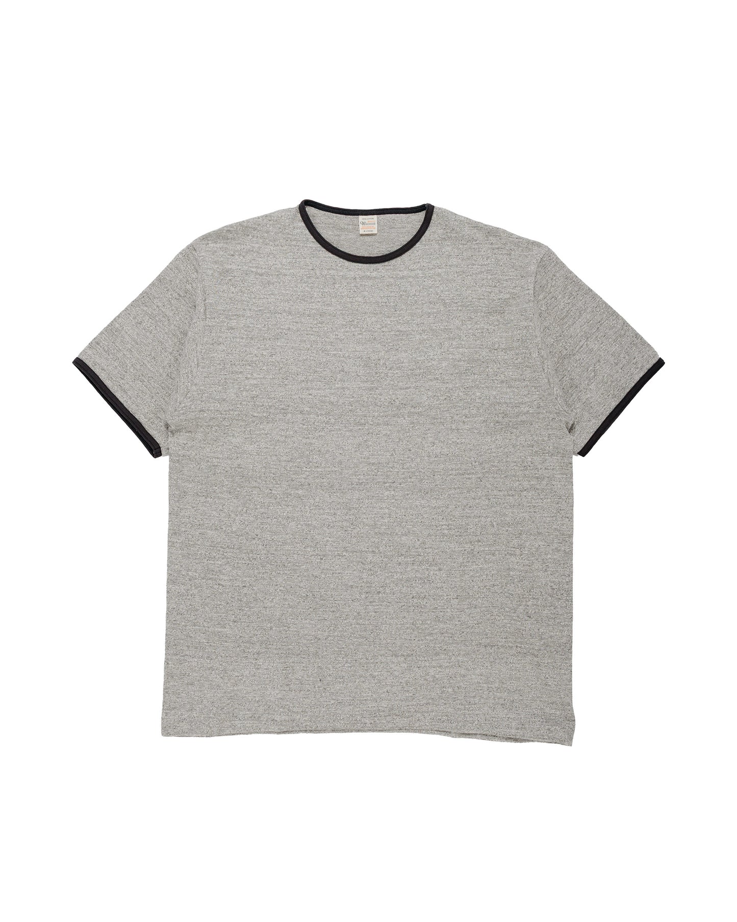 Warehouse Lot. 4059 Ringer T Plain Heather Gray/Black