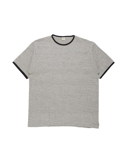 Warehouse Lot. 4059 Ringer T Plain Heather Gray/Black