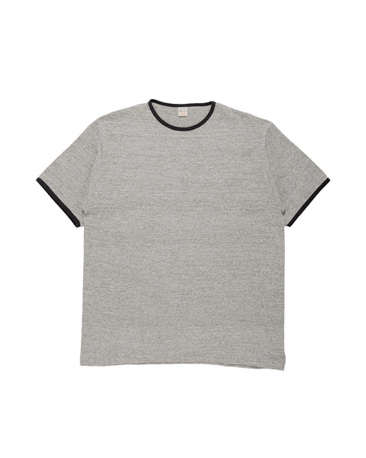 Warehouse Lot. 4059 Ringer T Plain Heather Gray/Black