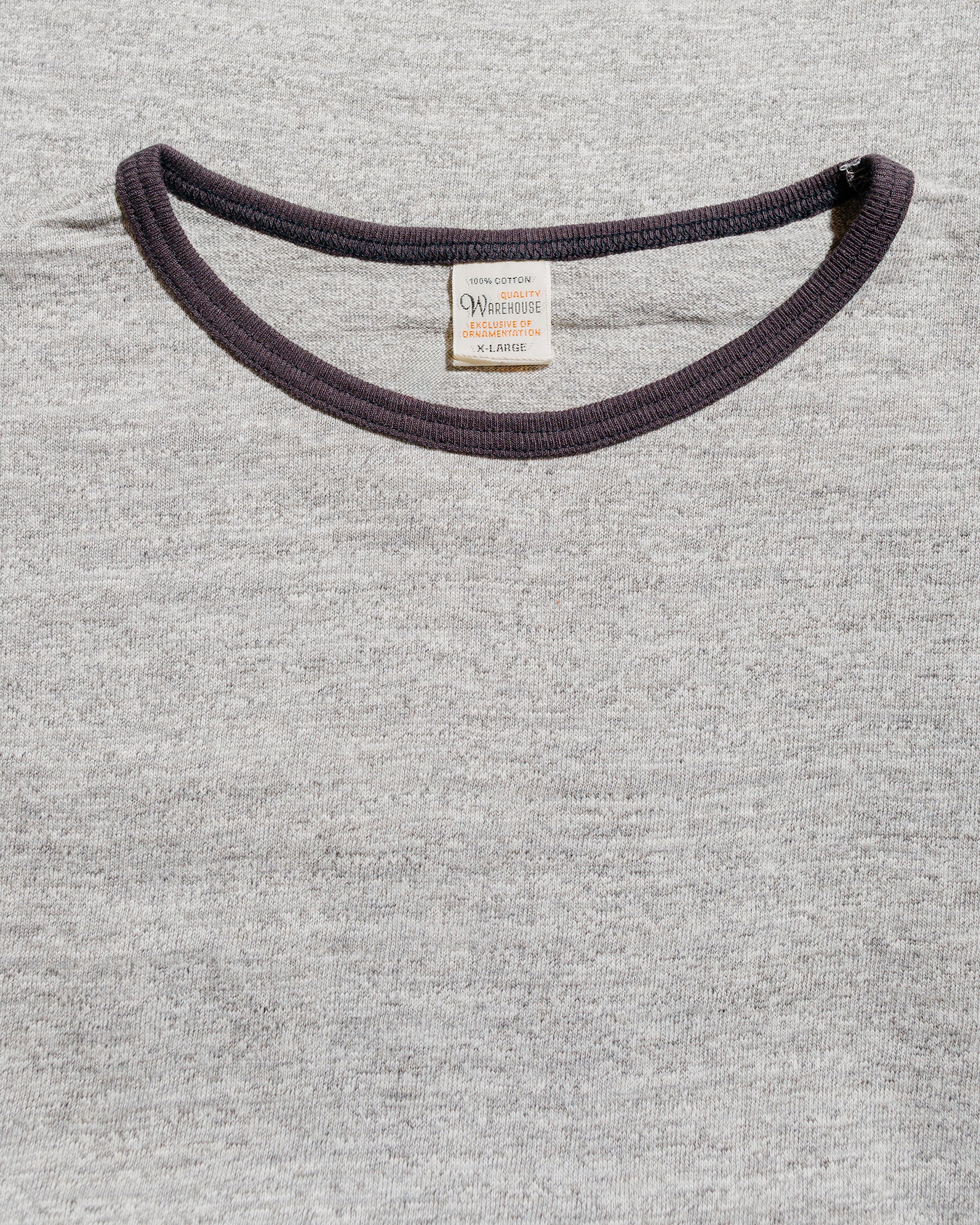 lost & found Warehouse Warehouse Lot. 4059 Ringer T Plain Heather Gray/Black
