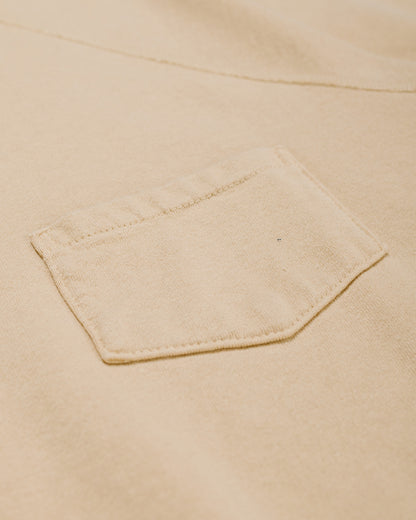Warehouse Lot. 4105 Short Sleeve SW With Pocket Plain Dark Beige