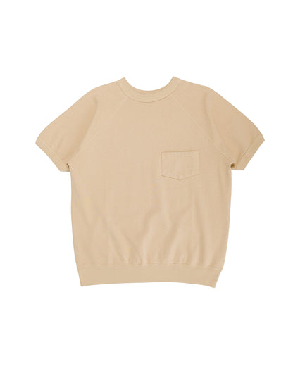 Warehouse Lot. 4105 Short Sleeve SW With Pocket Plain Dark Beige
