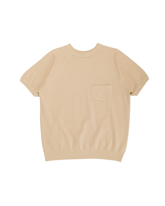 Warehouse Lot. 4105 Short Sleeve SW With Pocket Plain Dark Beige
