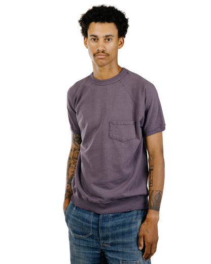 Warehouse Lot. 4105 Short Sleeve SW With Pocket Plain Navy