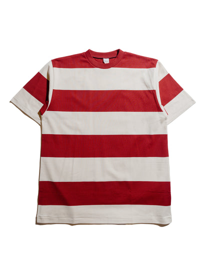 lost & found Warehouse Warehouse Lot. 4108 S/S 4in Border T Bordeaux/Kinari