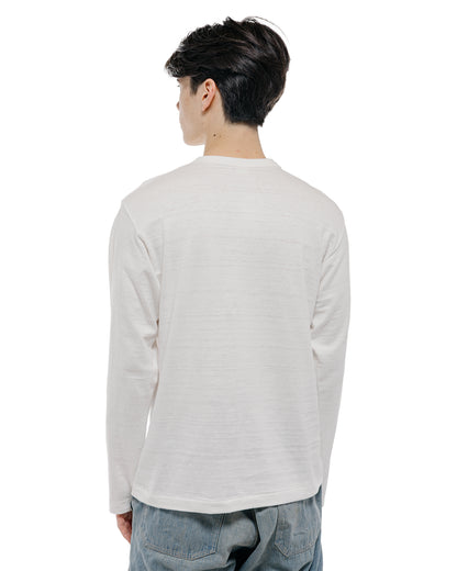 lost & found Warehouse Warehouse Lot. 5906 Long Sleeve Crew Neck T-Shirt Off White