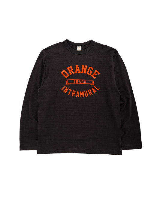 Warehouse Lot. 5906 Long Sleeve Crew Neck T-Shirt Orange Sumikuro