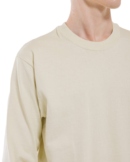 Warehouse Lot. 5914 Long Sleeve Crew Neck T-Shirt Solid Cream