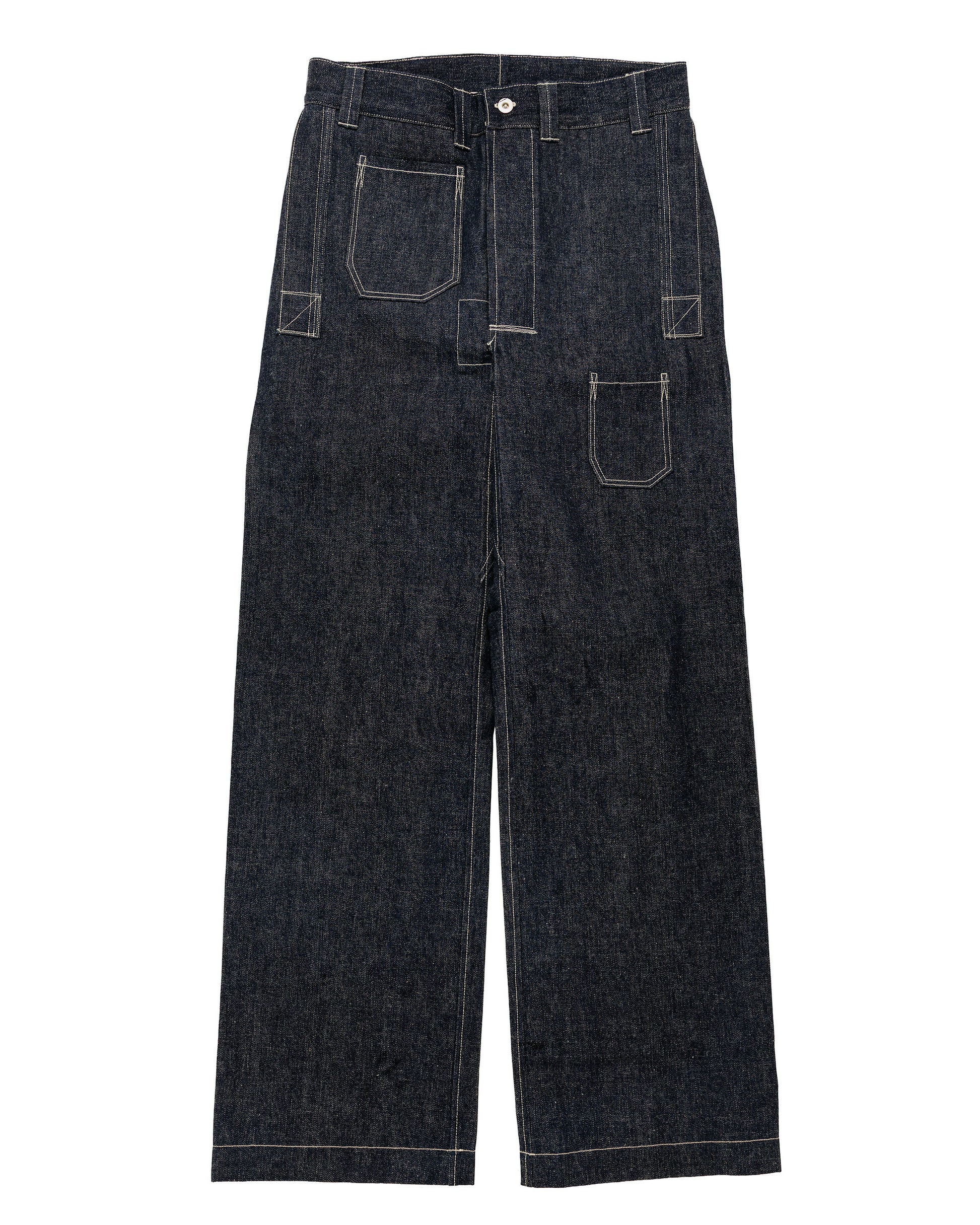 lost & found Warehouse Warehouse Lot. JG-01S 1910s Netmaker's Trousers Indigo Denim Original