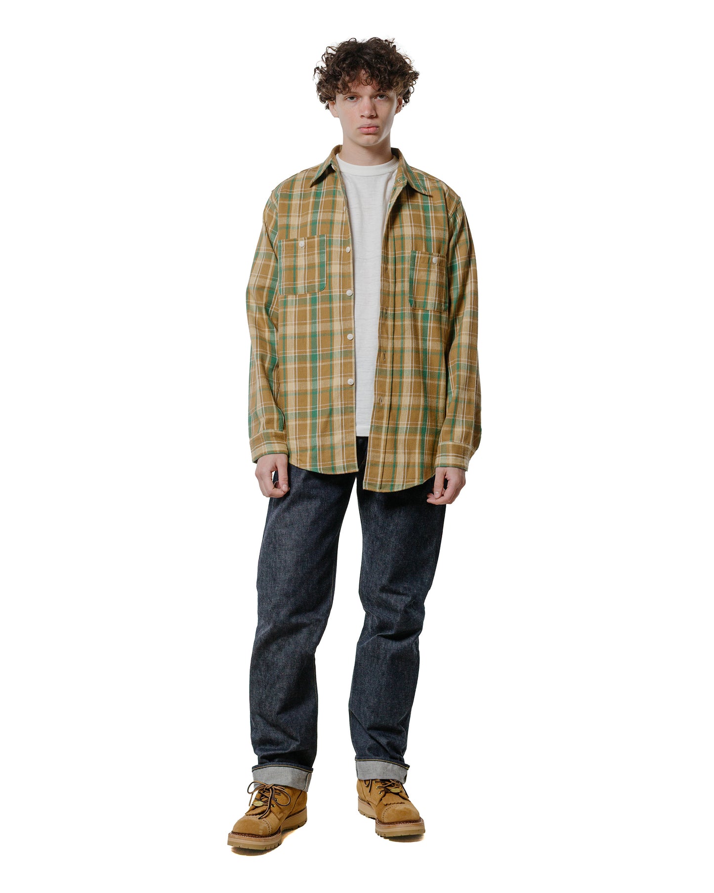 lost & found Warehouse Warehouse Lot. JG-06 1940's Storm Shirt E Brown