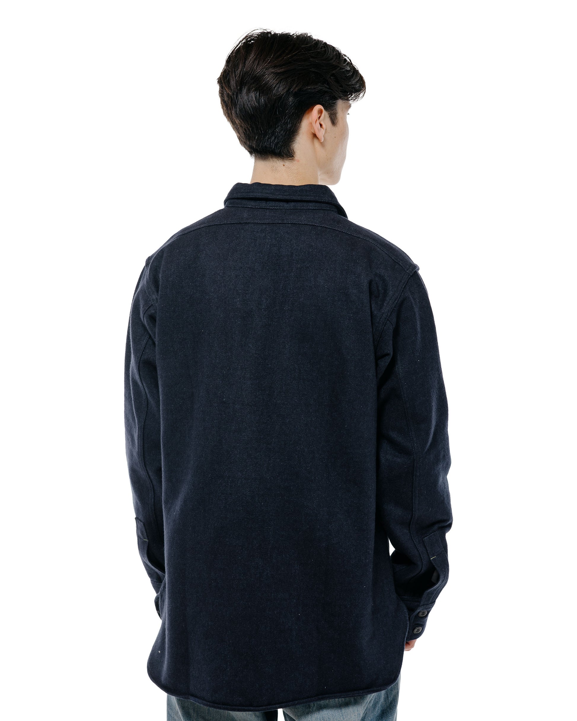 lost & found Warehouse Warehouse Lot. JG-39 C.P.O. Half-Zip Shirt Navy