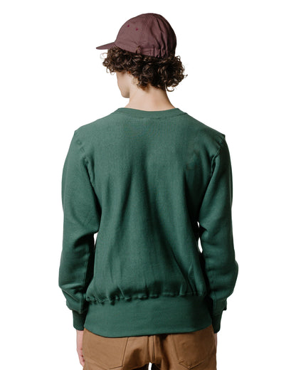 lost & found Warehouse Warehouse Lot. JG-CS18 RW Crewneck No Print Dark Green