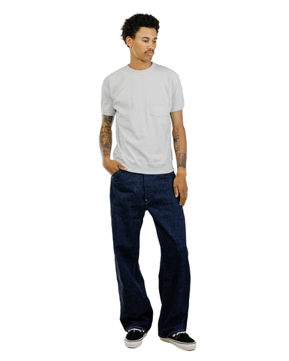 Warehouse Lot. 4105 Short Sleeve SW With Pocket Plain Sax