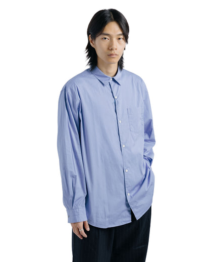 awasa Regular Collar Shirt Blue