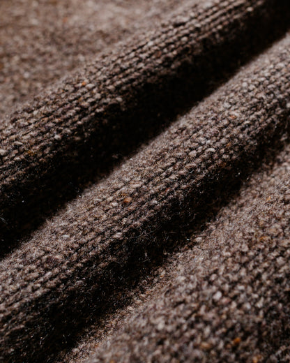 evan kinori Crewneck Sweater Recycled Cashmere/Wool Tweed Light Brown