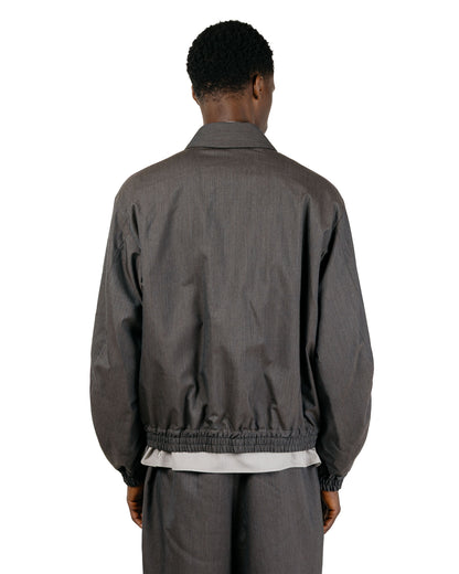 marka 2/60 Wool Tropical Melange Zip Blouson Brown Gray