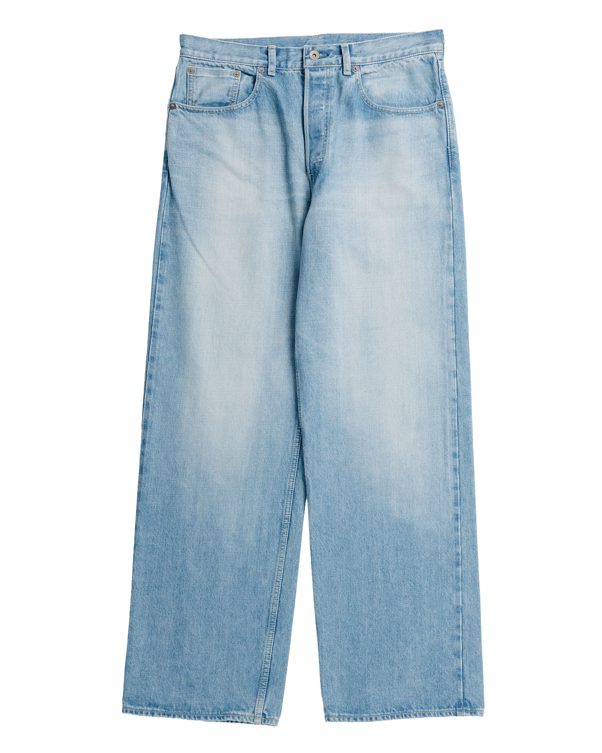marka Cylinder Fit Jeans Organic Cotton 13.5oz Selvedge Denim Indigo V.W