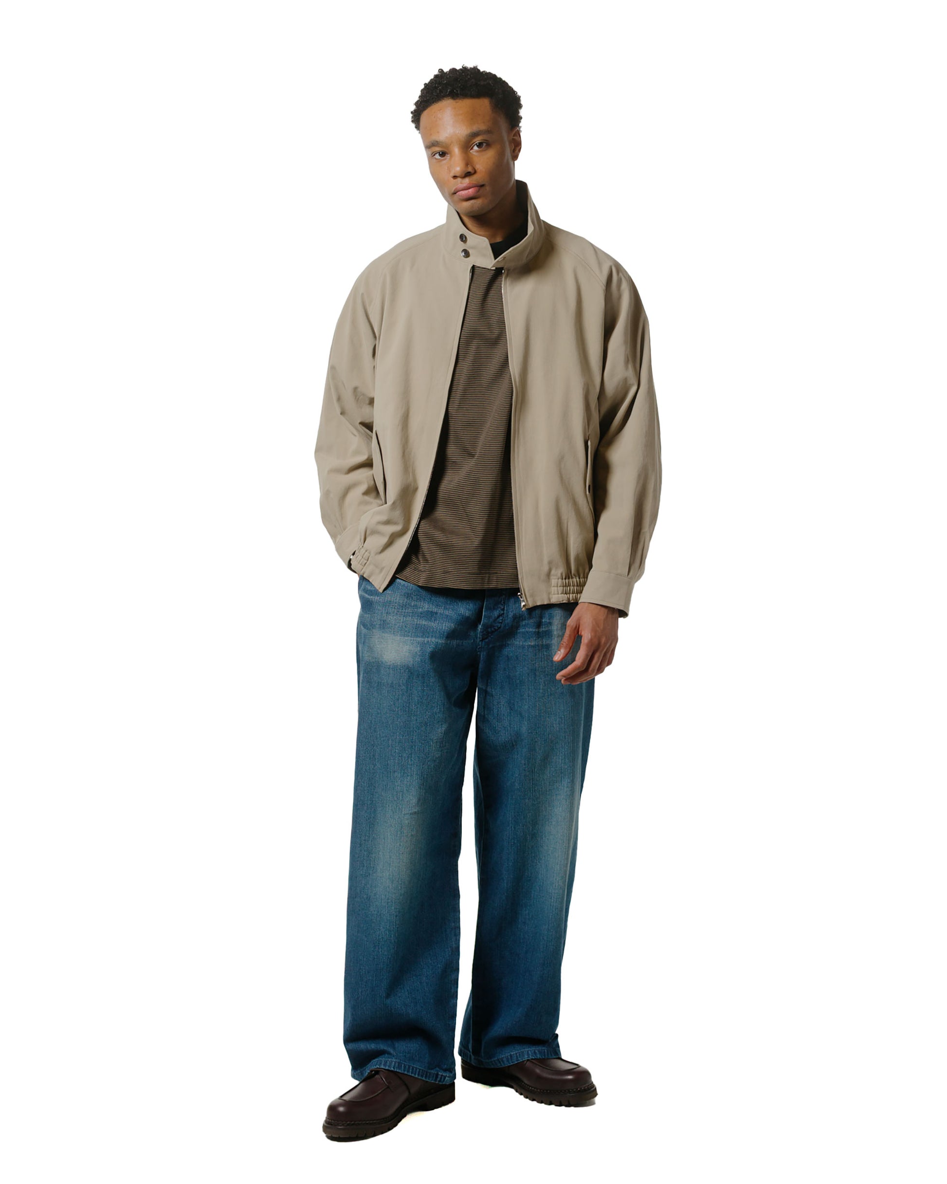 lost & found MARKAWARE marka Denim Work Pants Organic Cotton 8.5oz Denim Used Washed