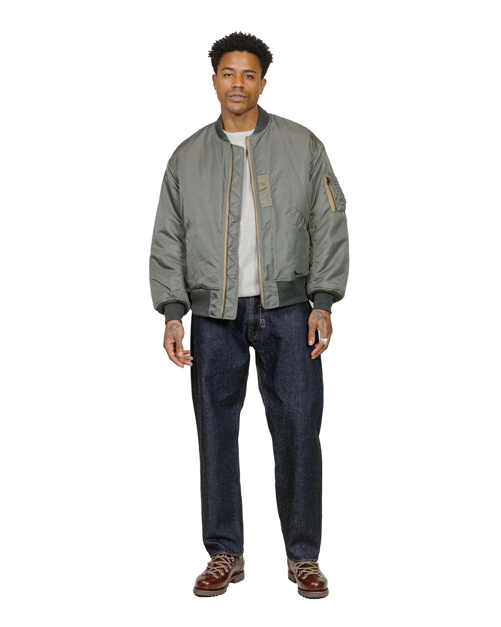 lost & found MARKAWARE marka MA-1 Nylon Twill Sage Green