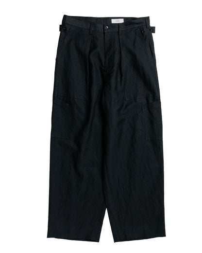 marka US Air Force Baker Pants Wool Linen Moleskin Black