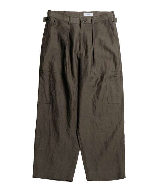 marka US Air Force Baker Pants Wool Linen Moleskin Olive