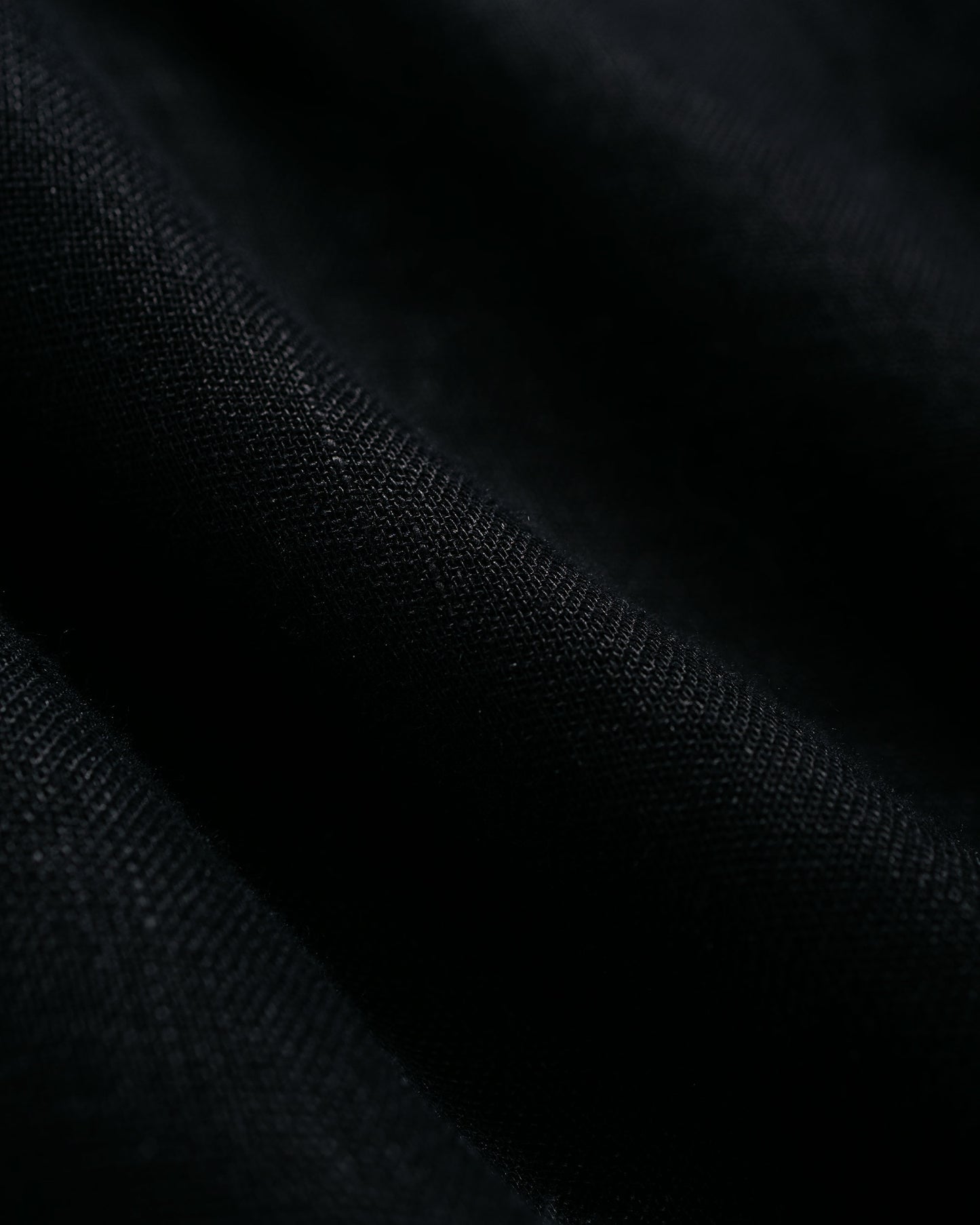 marka Wide Cylinder Fit Easy Pants Linen Gauze Double Cloth Black