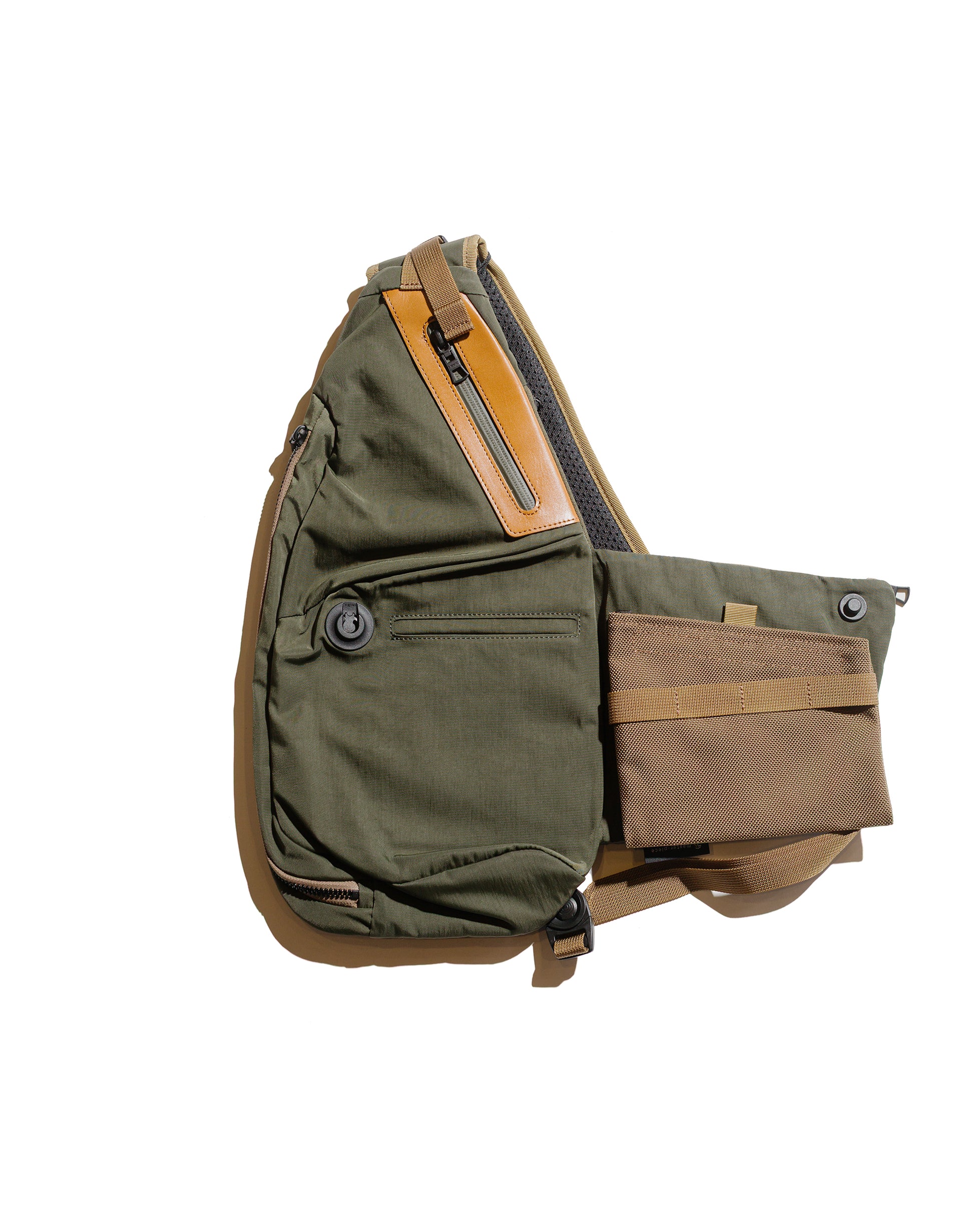master-piece Circus Sling Bag Khaki