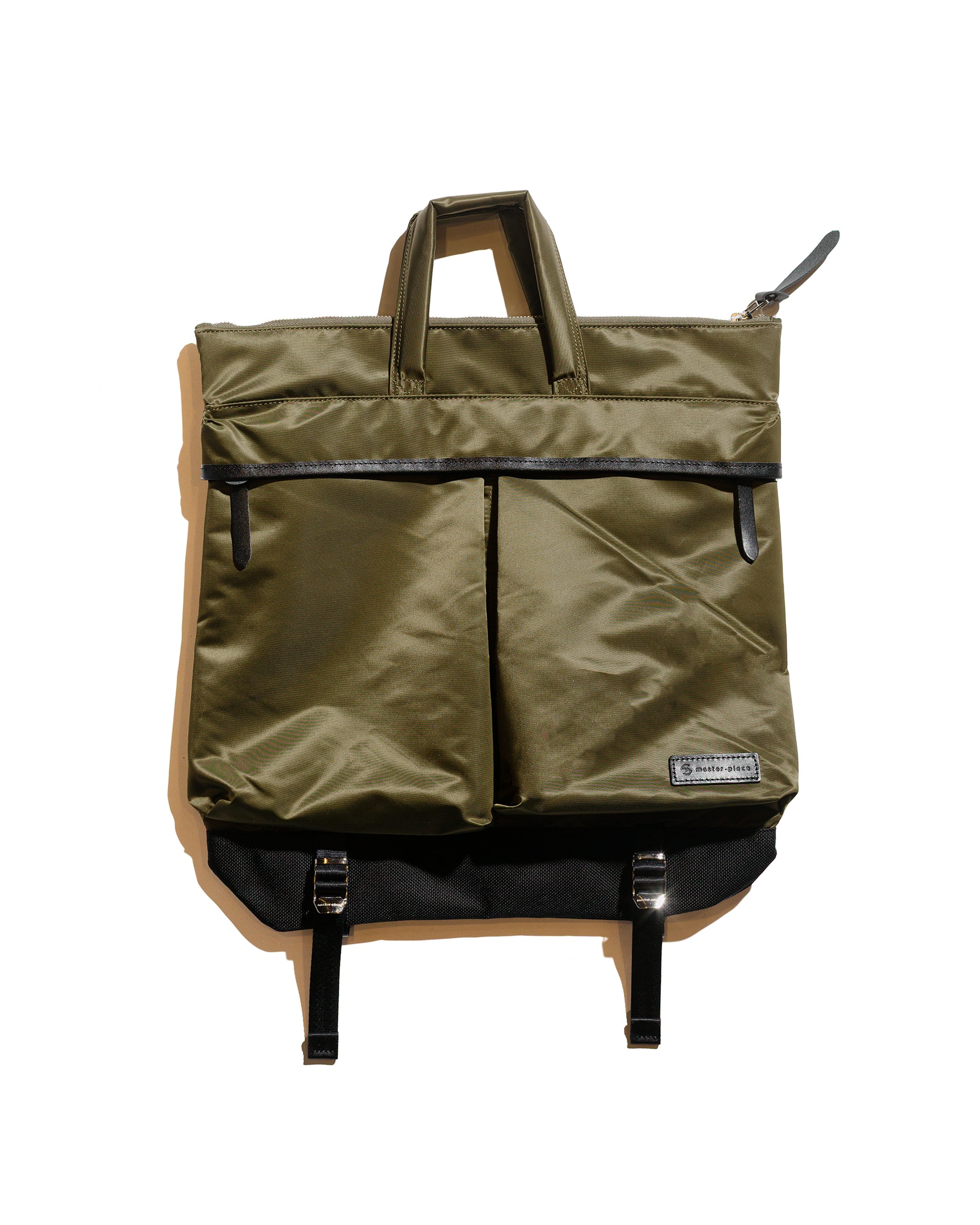 master-piece Lightning Helmet Bag Khaki