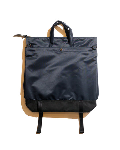 master-piece Lightning Helmet Bag L Navy