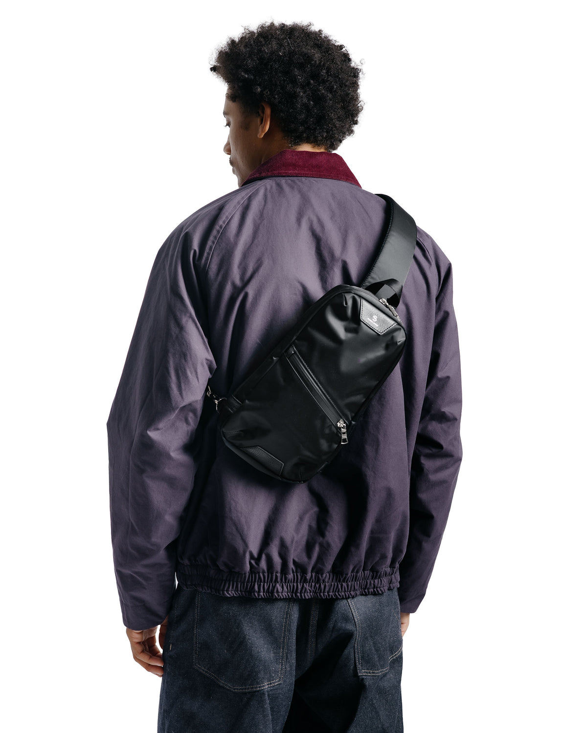 master-piece Progress Sling Bag Black