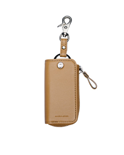 master-piece Refine Key Case Camel