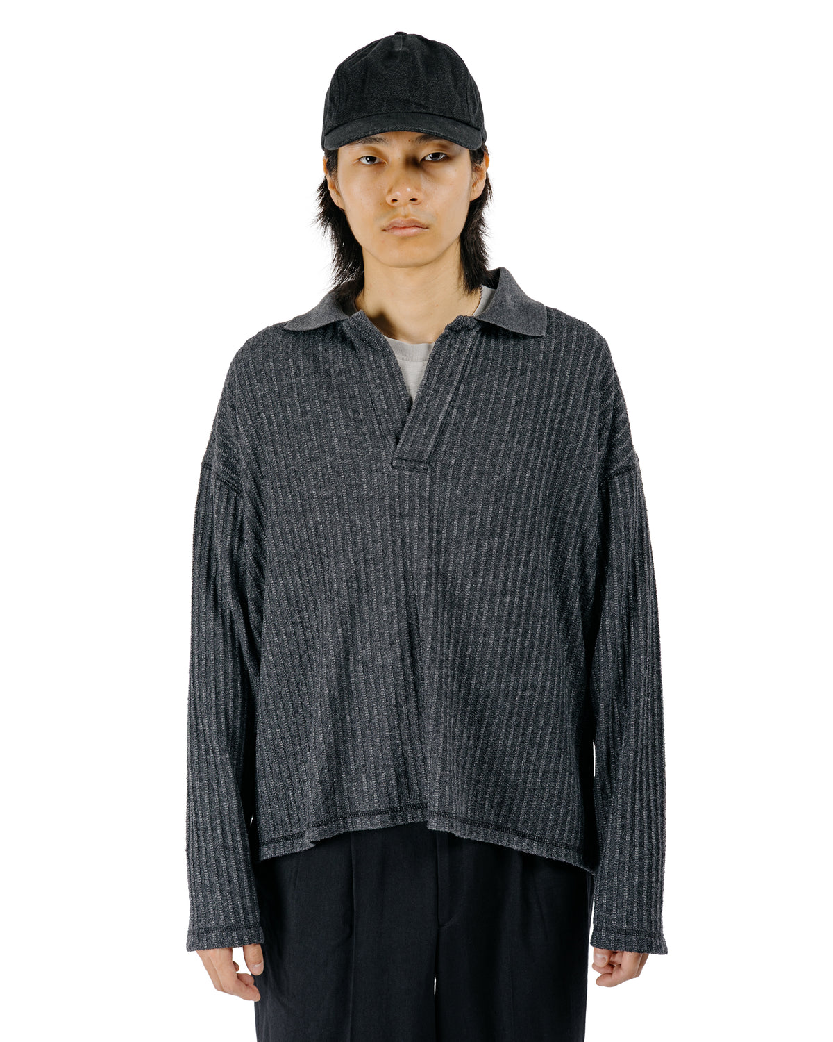 mfpen Rolodex Polo Grey Bouclé Rib