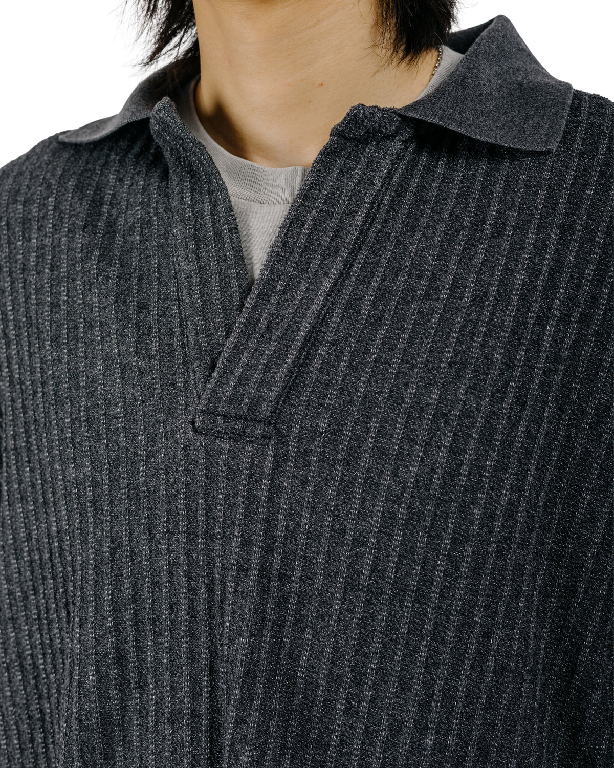mfpen Rolodex Polo Grey Bouclé Rib
