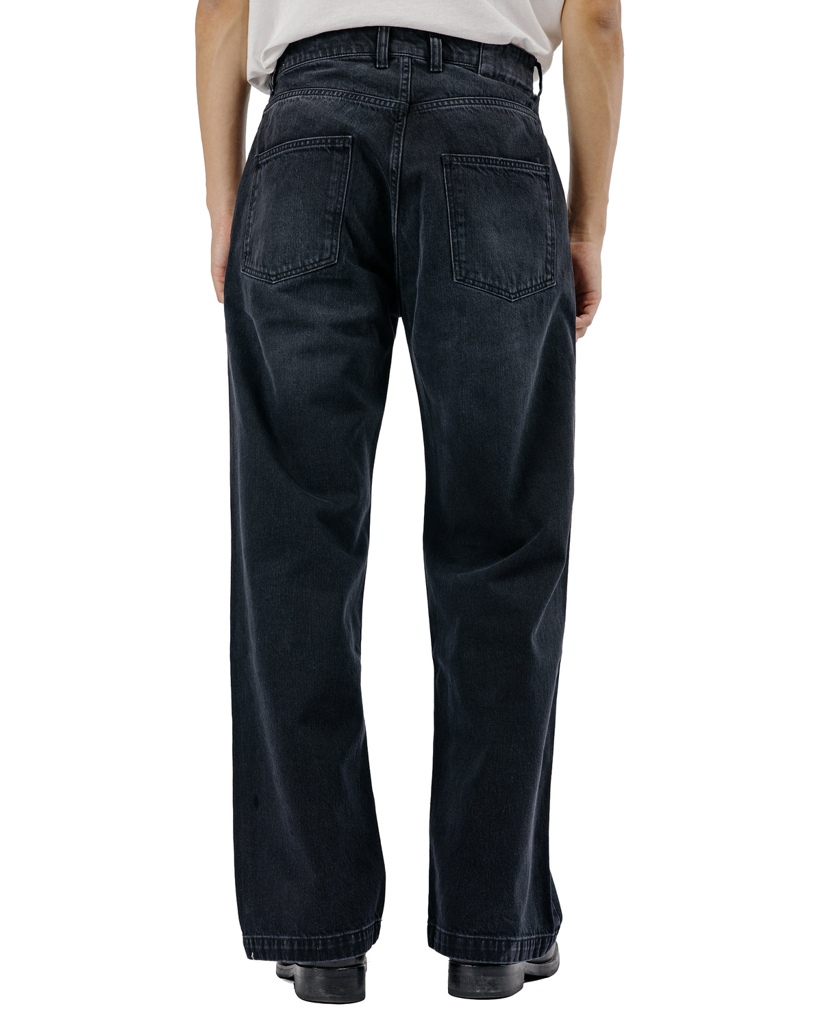 lost & found mfpen mfpen Straight Cut Jeans Faded Black
