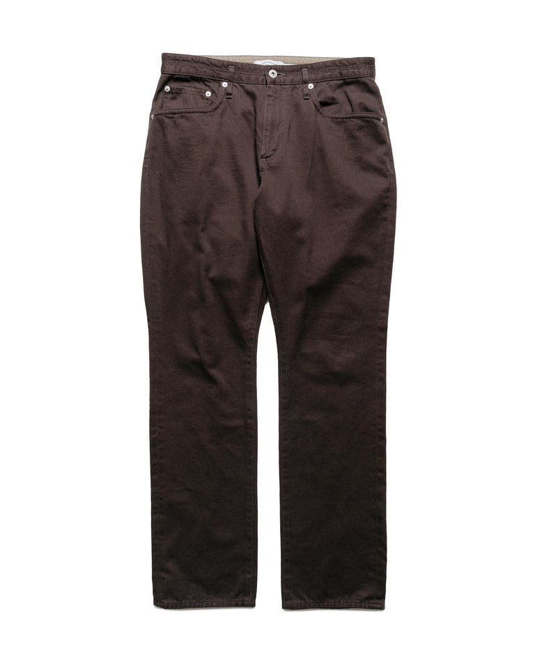 nonnative Dweller 5P Jeans 03 Cotton Chino Cloth Brown