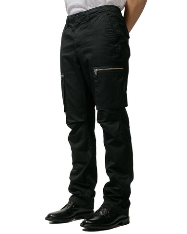 nonnative Trooper 6P Trousers Cotton Gabardine Black