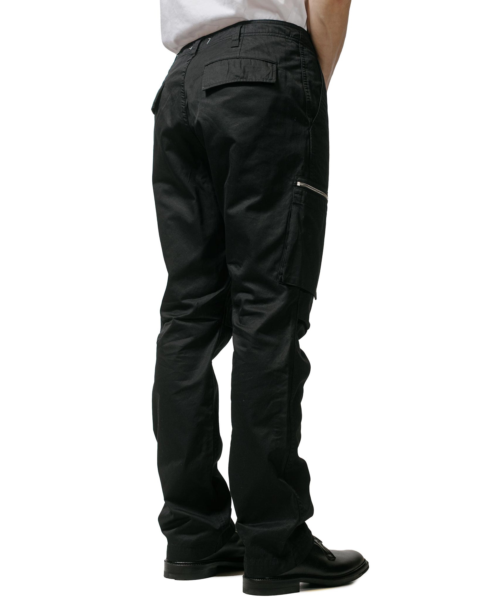 nonnative Trooper 6P Trousers Cotton Gabardine Black model back