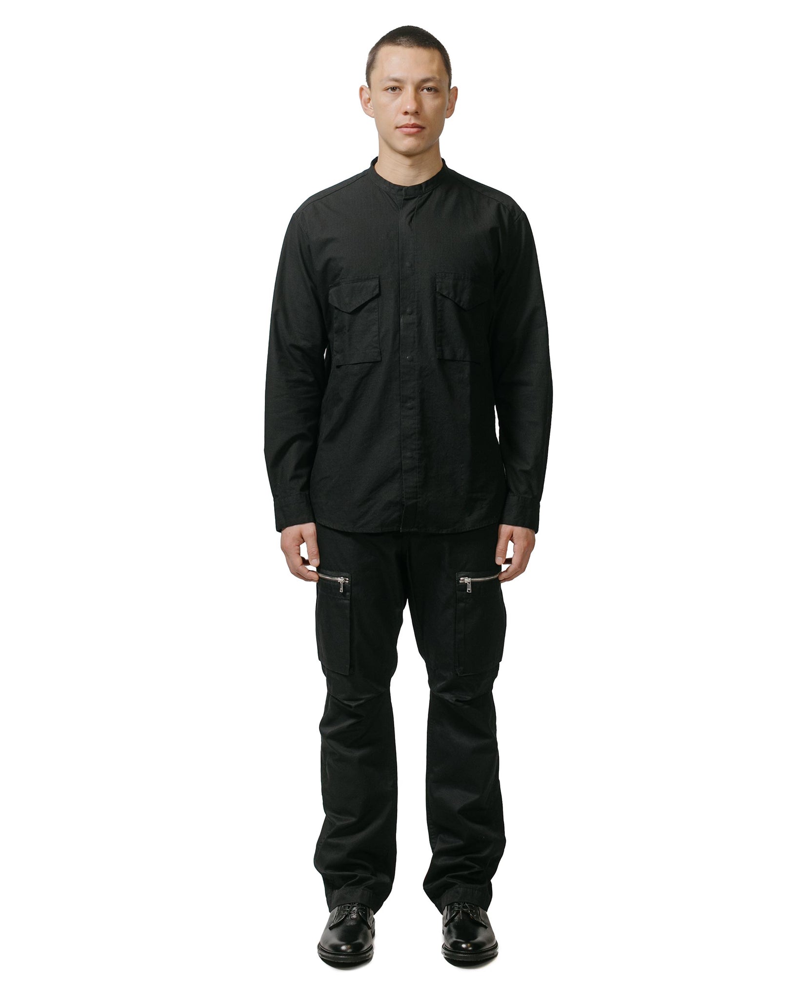 nonnative Trooper 6P Trousers Cotton Gabardine Black model full