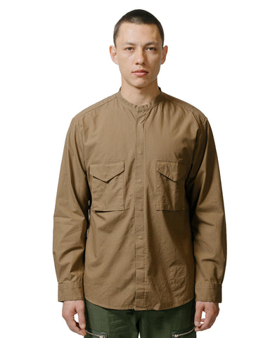 nonnative Trooper L/S Shirt Cotton Ripstop Light Brown