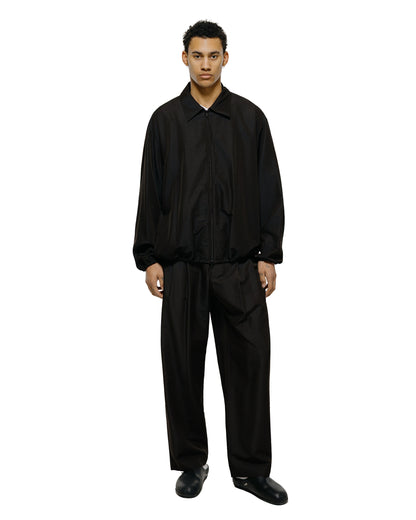 lost & found ssstein ssstein Wool Silk Wide Easy Trouser Dark Charcoal