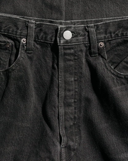 lost & found ssstein ssstein Deformation Wide Denim Jeans Black