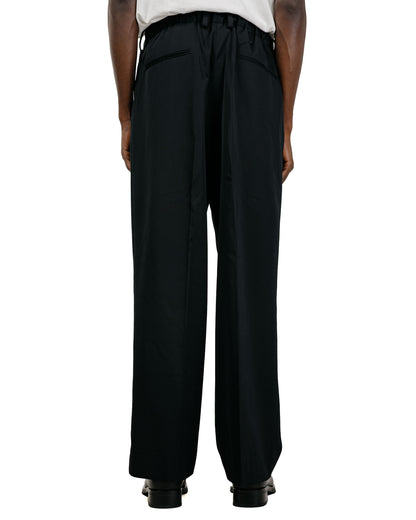 ssstein Easy Long Wide Trousers Black