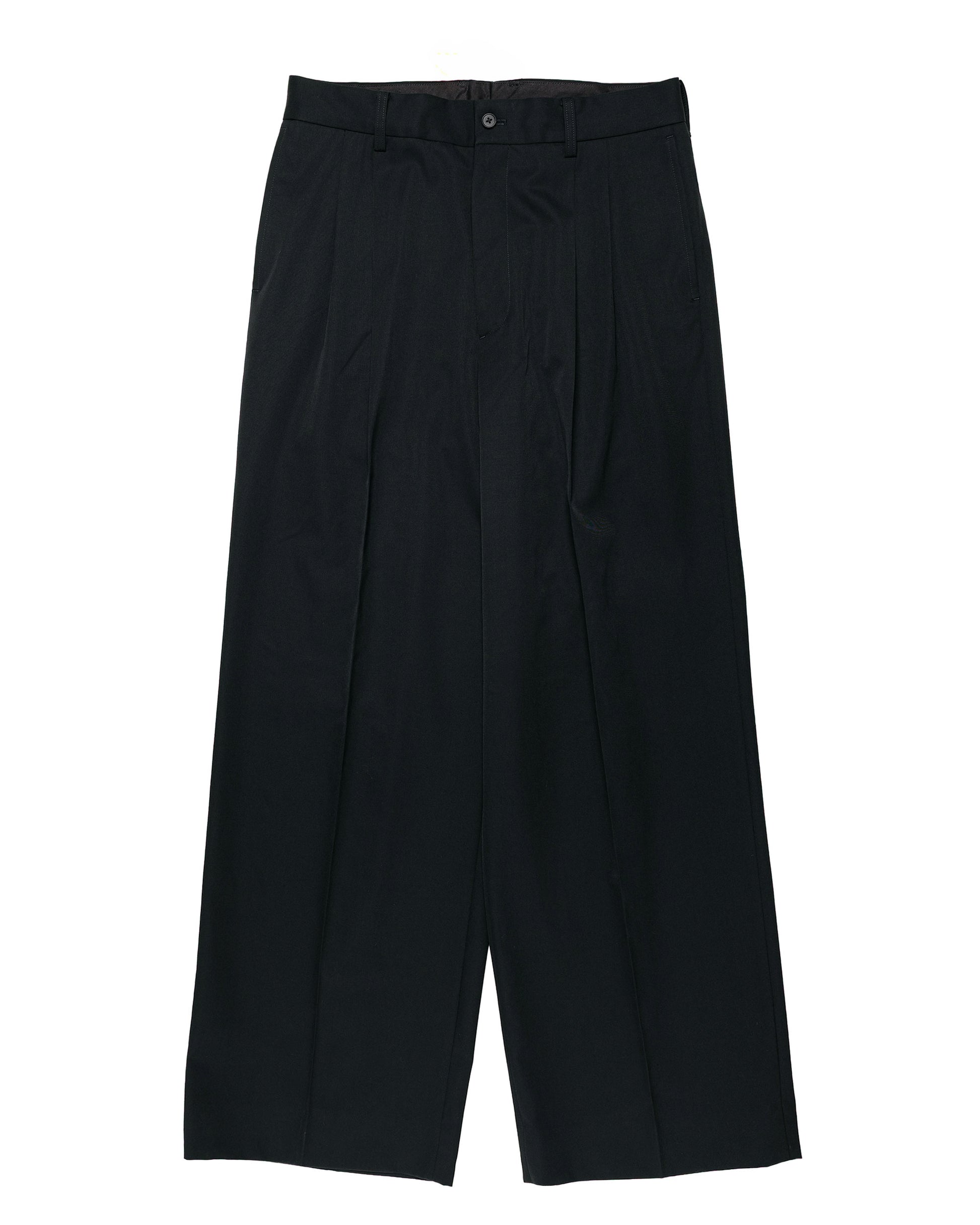 ssstein Long Wide Trousers Black