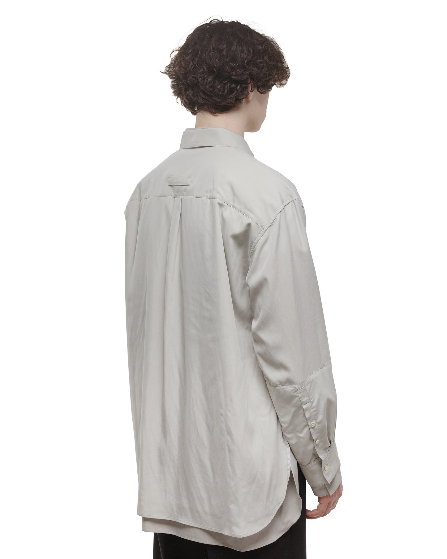 lost & found ssstein ssstein Oversized Layered Shirt Grey