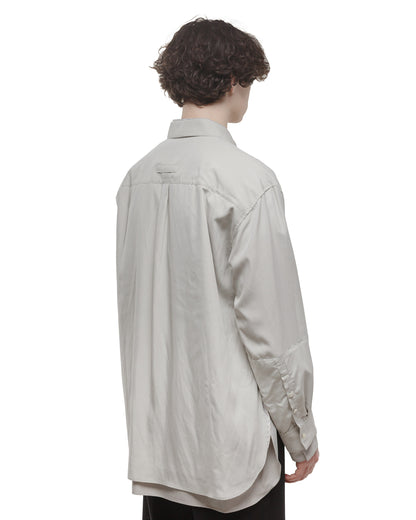 lost & found ssstein ssstein Oversized Layered Shirt Grey