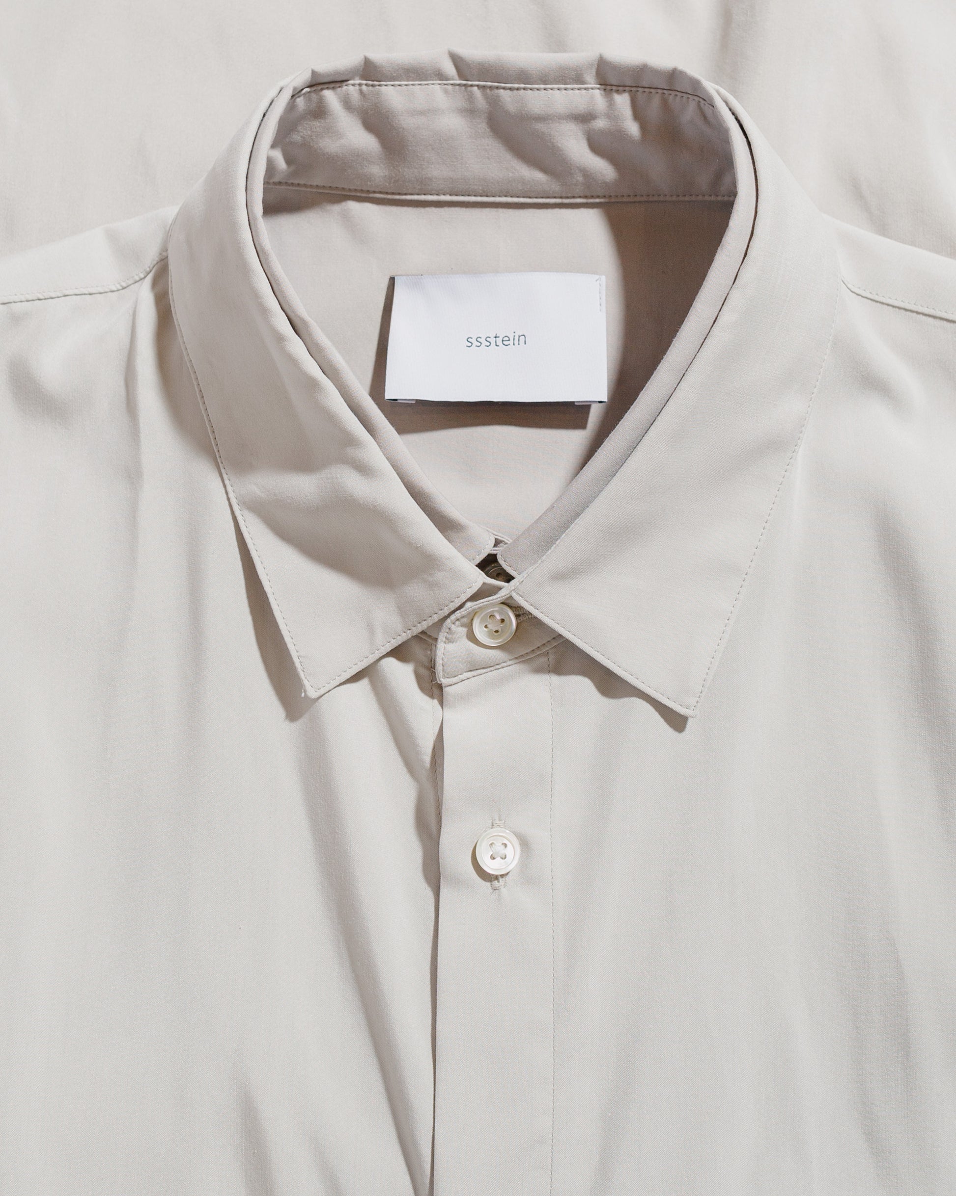 lost & found ssstein ssstein Oversized Layered Shirt Grey